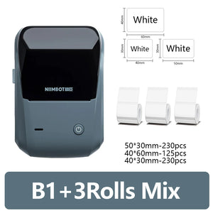 Niimbot B1 Mini Portable Thermal Printer Self-Adhesive Sticker Label Maker Pocket Printer Labeling Machine Bluetooth Niimbot B1