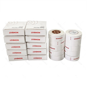 Niimbot Thermal Label White Color Paper 12-15mm Thermal Sticker Paper Roll Waterproof for official D11 D110 D11H D101 Printer
