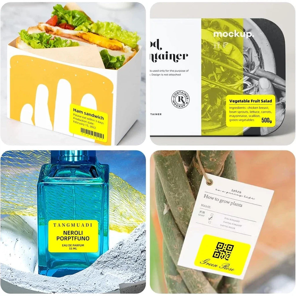 NIIMBOT B21/B203/B3S Label Machine Printing Paper Self Adhesive Label Waterproof Oil Resistant Tear Resistant Label