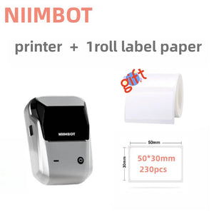 Quality product Niimbot B1 Label Printer Portable Handheld Thermal  Mini Barcode QR Code Sticker Sticky note Rolls Maker