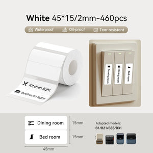 NIIMBOT Thermal Sticker Label Paper for B1 B21 B3S B31 Waterproof Marking Label Price Tag Adhesive Tape Price-tag Sticker