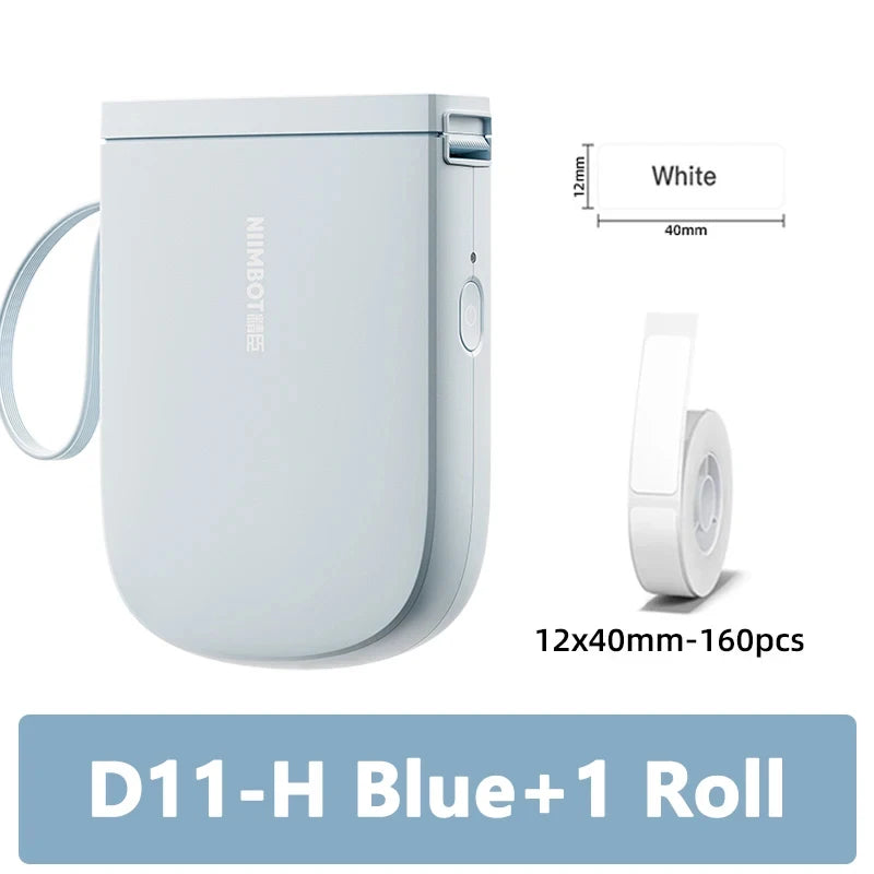 300dpi Niimbot D11 Mini Portable Thermal Printer Thermal Adhesive Label Maker Lightweight Printer For Stickers Label Machine New