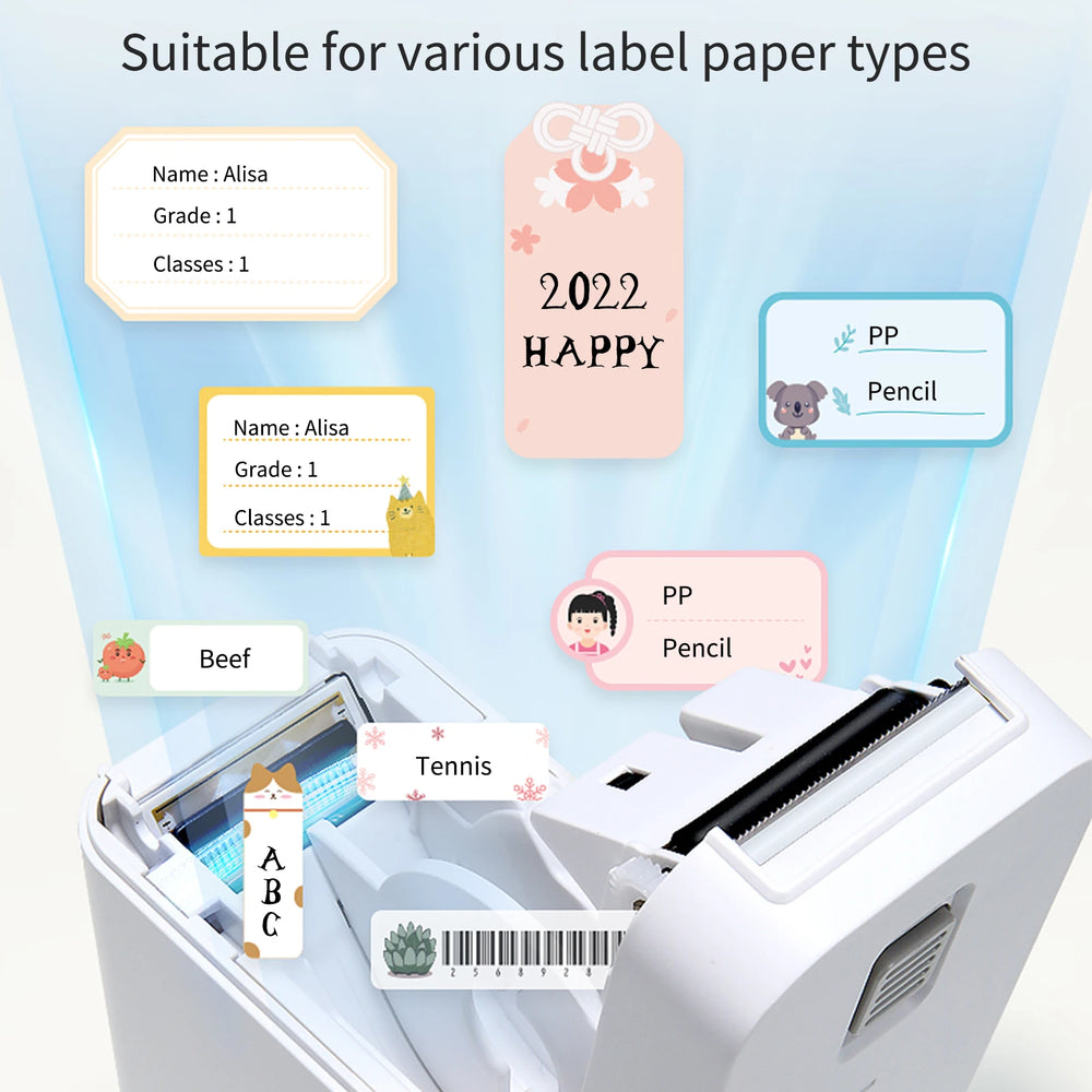 Niimbot D101 Wireless Label Printer Portable Pocket Sticker Printer Mini Bluetooth Thermal Printer Fast Printing Home Use Office