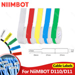 Niimbot D110 Mini Smart Portable Label Printer Thermal Cable Sticker Adhesive Waterproof Identification Fiber Tag For D101/D11/H