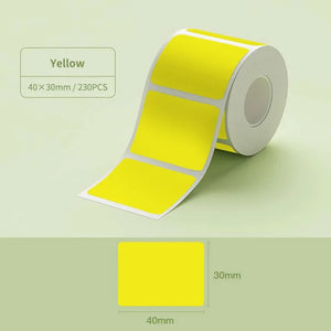 Niimbot B21/B1/B3S Thermal Label Sticker Paper Printable White 20-50mm Width Clothing Tag Commodity Price Food Self-Adhesive