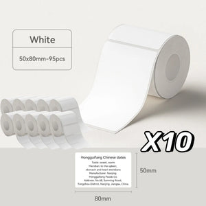 NIIMBOT B21/B1/B3S White Thermal Label Sticker Paper Printable 20-50mm