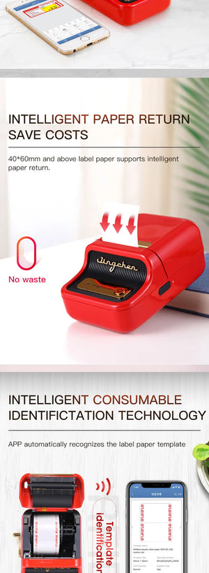 Niimbot B21 Portable Label Printer Wireless Bluetooth Label Maker Multifunctional Self-adhesive Pocket Label Machine