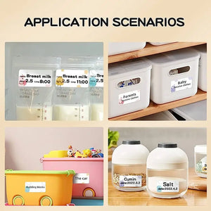 NIIMBOT B21/B203/B3S Colored Label Machine Printing Paper Self Adhesive Label Waterproof Oil Resistant Tear Resistant Label