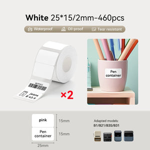 NIIMBOT Thermal Sticker Label Paper for B1 B21 B3S B31 Waterproof Marking Label Price Tag Adhesive Tape Price-tag Sticker