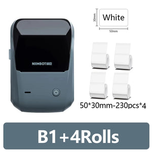 Niimbot B1 Mini Portable Thermal Printer Self-Adhesive Sticker Label Maker Pocket Printer Labeling Machine Bluetooth Niimbot B1
