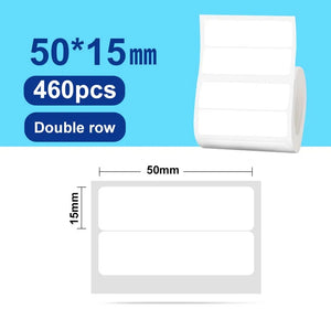 NiiMBOT White Round Color Label Sticker Self-adhesive Paper Thermal Waterproof Digital Number Cake Sealing Roll f B21 B1 Printer