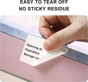 30-50mm Niimbot B21 B1 B3S Printer Label Paper Roll White Sticker Print Papers Rolls Tear-proof Water Oil-proof Adhesive