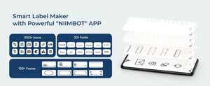 Niimbot B1 Mini Portable Thermal Printer Self-Adhesive Sticker Label Maker Pocket Printer Labeling Machine Bluetooth Niimbot B1