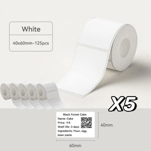 NIIMBOT B21/B1/B3S White Thermal Label Sticker Paper Printable 20-50mm