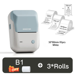 Niimbot B1 Thermal Label Printer Bluetooth Portable Pocket Label Maker Barcode QR Code Self-adhesive Sticker Labeling Machine