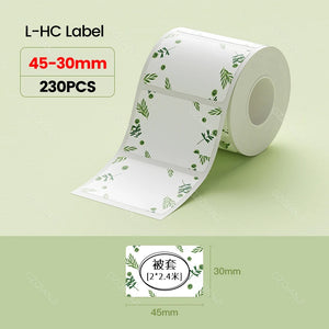 NiiMBOT White Round Color Label Sticker Self-adhesive Paper Thermal Waterproof Digital Number Cake Sealing Roll f B21 B1 Printer
