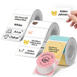 NIIMBOT Thermal Sticker Label Paper for B1 B21 B3S B31 Waterproof Marking Label Price Tag Adhesive Tape Price-tag Sticker