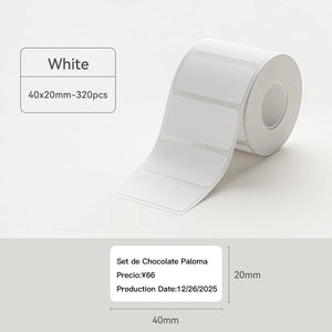 NIIMBOT B21/B1/B3S White Thermal Label Sticker Paper Printable 20-50mm