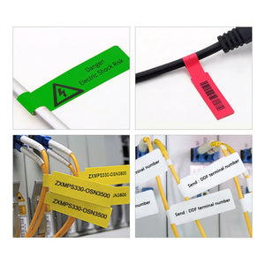 NIIMBOT Sticker Self-adhesive Label Thermal Papers for D11 D101 D110 Mini Printer White Colorful Waterproof Cable Tape Rolls