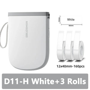 300dpi Niimbot D11 Mini Portable Thermal Printer Thermal Adhesive Label Maker Lightweight Printer For Stickers Label Machine New