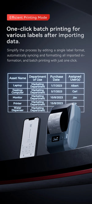 Niimbot M2 Portable Thermal Transfer Label Printer Multi-function Sticker Label Maker Machine for Office Clothes Tag Power Cable