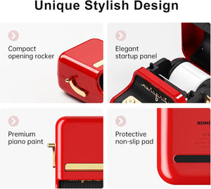 300dpi Niimbot B21 PRO Thermal Label Sticker Print Maker Bluetooth Mobile Wireless Printer for Business Home Office use 20-50mm