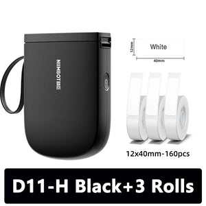 300dpi Niimbot D11 Mini Portable Thermal Printer Thermal Adhesive Label Maker Lightweight Printer For Stickers Label Machine New