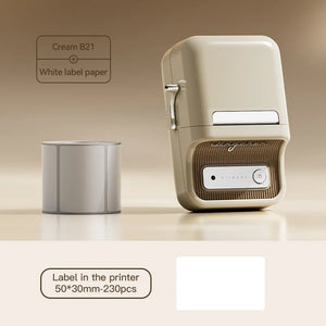Niimbot B21 Wireless Thermal Label Printer Mini Portable Barcode Label Maker Moble Phone Price Tag Sticker Machine 20mm - 50mm