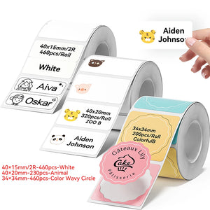 NIIMBOT Thermal Sticker Label Paper for B1 B21 B3S B31 Waterproof Marking Label Price Tag Adhesive Tape Price-tag Sticker