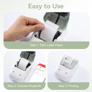 Niimbot B1 Mini Thermal Printer Bluetooth Portable Pocket Label Maker Self-adhesive Sticker Printer Machine For Small Business