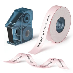 NIIMBOT N1/B18 Satin Ribbon Label and Special Carbon Ribbon for Birthday Gift Wedding Blessing scene