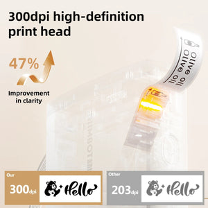300dpi Niimbot D11 Mini Portable Thermal Printer Thermal Adhesive Label Maker Lightweight Printer For Stickers Label Machine New