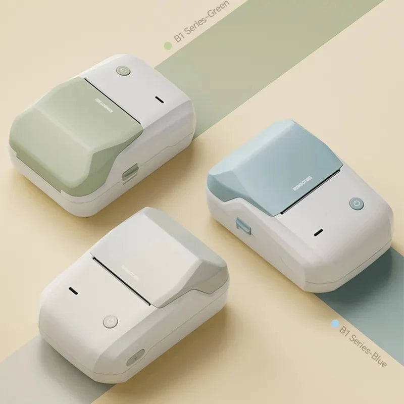Niimbot B1 Mini Thermal Printer Bluetooth Portable Pocket Label Maker Self-adhesive Sticker Printer Machine For Small Business