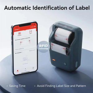Niimbot B1 Thermal Label Printer Bluetooth Portable Pocket Label Maker Barcode QR Code Self-adhesive Sticker Labeling Machine