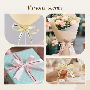 NIIMBOT N1/B18 Satin Ribbon Label and Special Carbon Ribbon for Birthday Gift Wedding Blessing scene