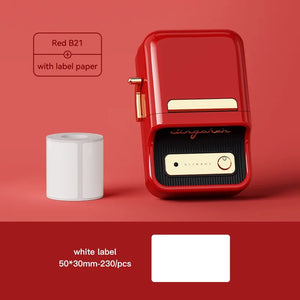 Niimbot B21 Wireless Thermal Label Printer Mini Portable Barcode Label Maker Moble Phone Price Tag Sticker Machine 20mm - 50mm