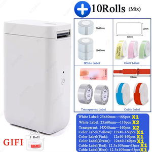 Niimbot D101 Wireless Label Printer Portable Pocket Sticker Printer Mini Bluetooth Thermal Printer Fast Printing Home Use Office
