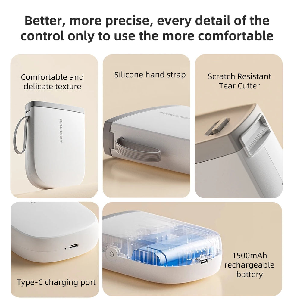 300dpi Niimbot D11 Mini Portable Thermal Printer Thermal Adhesive Label Maker Lightweight Printer For Stickers Label Machine New