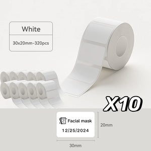 NIIMBOT B21/B1/B3S White Thermal Label Sticker Paper Printable 20-50mm