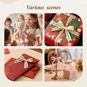 NIIMBOT N1/B18 Satin Ribbon Label and Special Carbon Ribbon for Birthday Gift Wedding Blessing scene