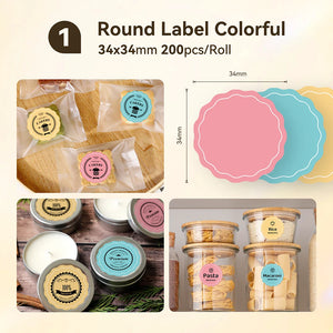 NIIMBOT Thermal Sticker Label Paper for B1 B21 B3S B31 Waterproof Marking Label Price Tag Adhesive Tape Price-tag Sticker