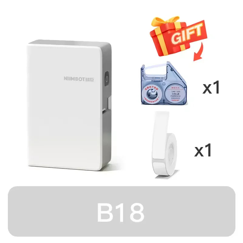 Niimbot M2 Portable Thermal Transfer Label Printer Multi-function Sticker Label Maker Machine for Office Clothes Tag Power Cable