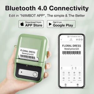 Niimbot B21 Mini Portable Thermal Label Printer Mini Adhesive Sticker Printers for Home Office  For Mobile Phone NEW