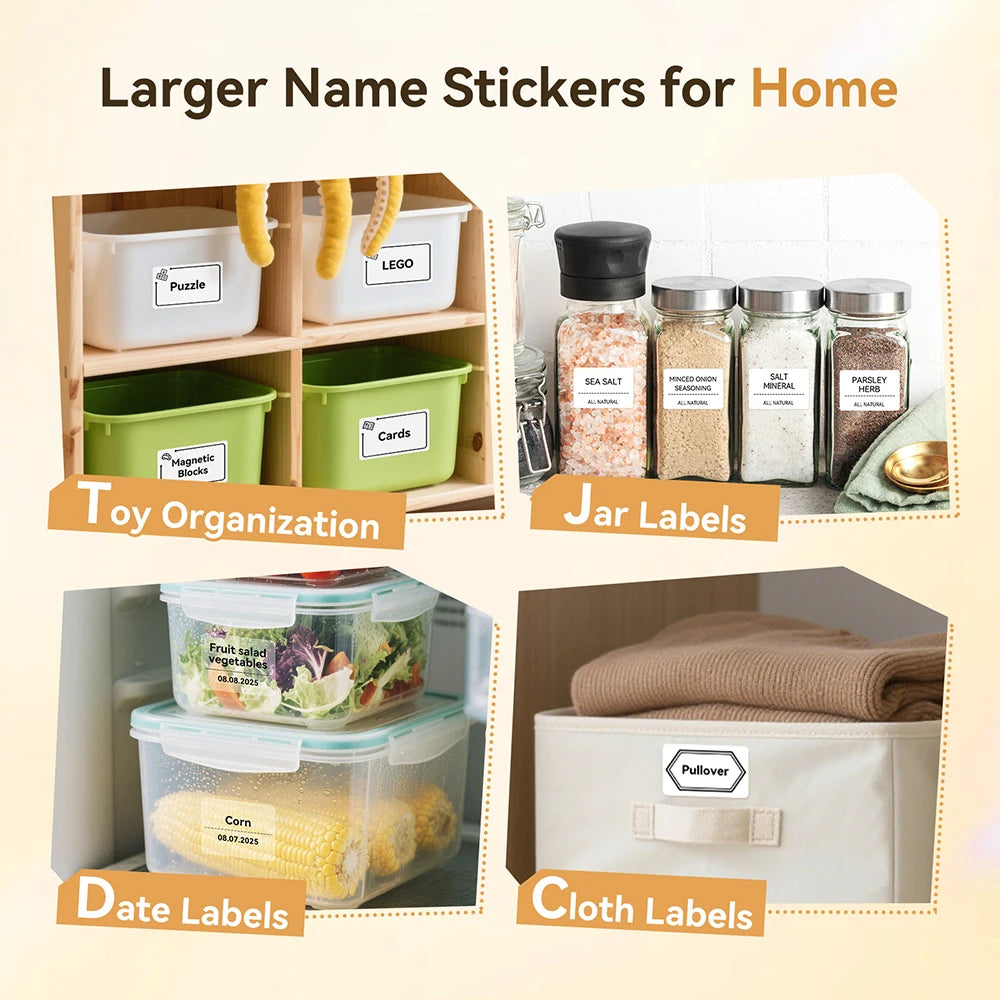 NIIMBOT Thermal Sticker Label Paper for B1 B21 B3S B31 Waterproof Marking Label Price Tag Adhesive Tape Price-tag Sticker