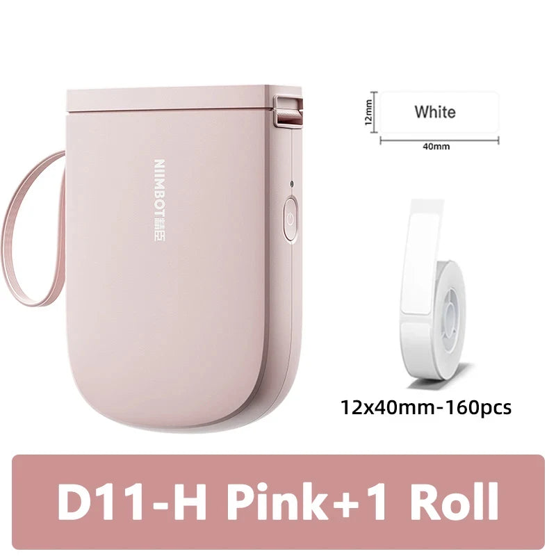 300dpi Niimbot D11 Mini Portable Thermal Printer Thermal Adhesive Label Maker Lightweight Printer For Stickers Label Machine New