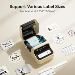 300dpi Niimbot B21 PRO Thermal Label Sticker Print Maker Bluetooth Mobile Wireless Printer for Business Home Office use 20-50mm