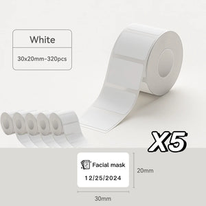 NIIMBOT B21/B1/B3S White Thermal Label Sticker Paper Printable 20-50mm
