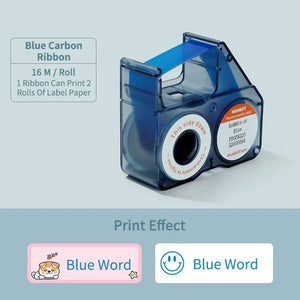 NIIMBOT B18 Color Label Printer, Wireless Bluetooth Connection, Portable,Mobile Editing,Support Color Printing Rechargeable