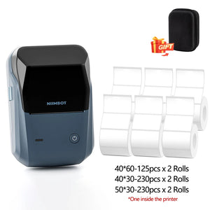 Niimbot B1 Mini Printer Portable Thermal Printer Adhesive Label Wireless Bluetooth Labeler Inkless Sticker Labeling Machine