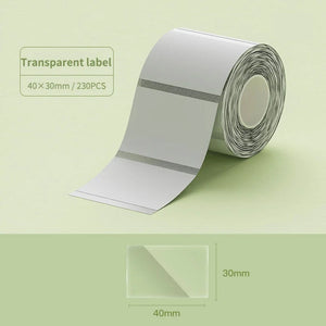 Niimbot B21/B1/B3S Thermal Label Sticker Paper Printable White 20-50mm Width Clothing Tag Commodity Price Food Self-Adhesive